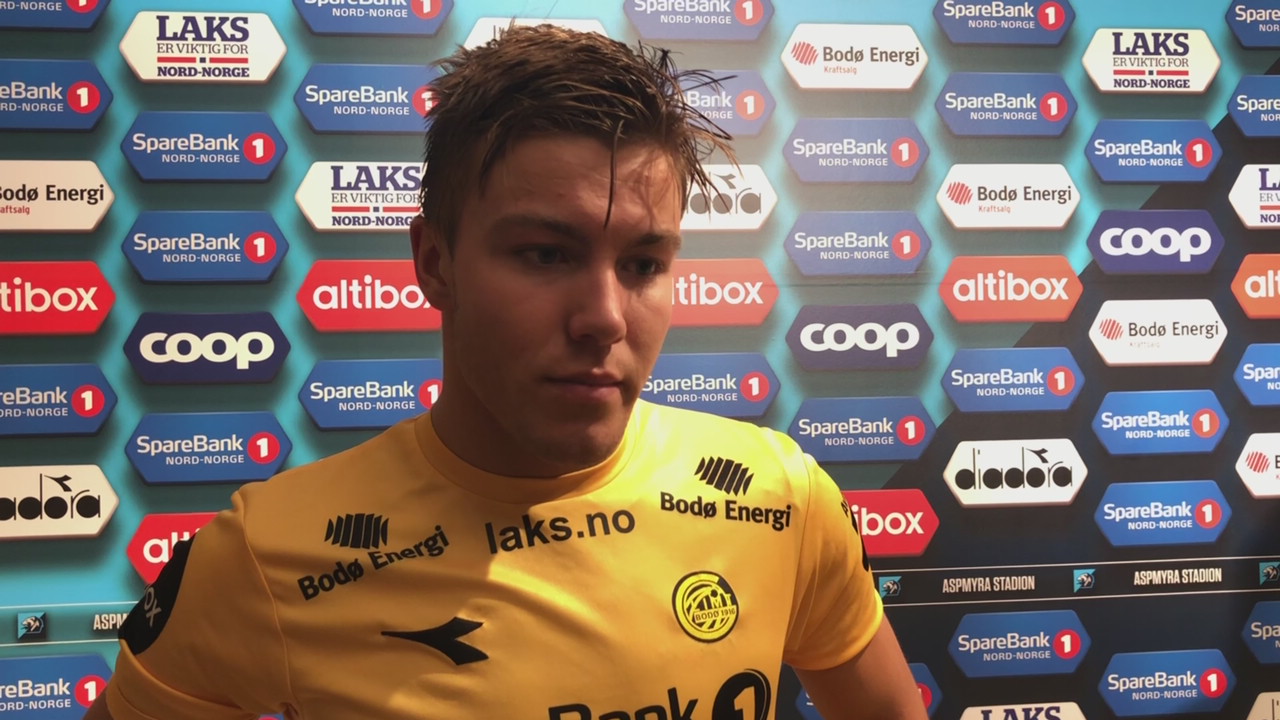 Fredrik André Bjørkan etter kampen mot Odd.